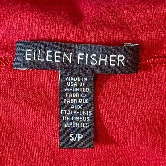 NWOT Eileen Fisher Sueded Cupro Knit Funnel Neck Women's Dress Petite Small - Picture 5 of 10